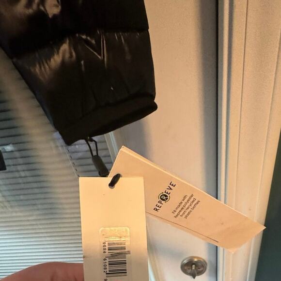 CALVIN KLEIN PERFORMANCE Black Hooded Puffer Coat Size XS New w/ Tag MSRP $195 - Picture 7 of 7